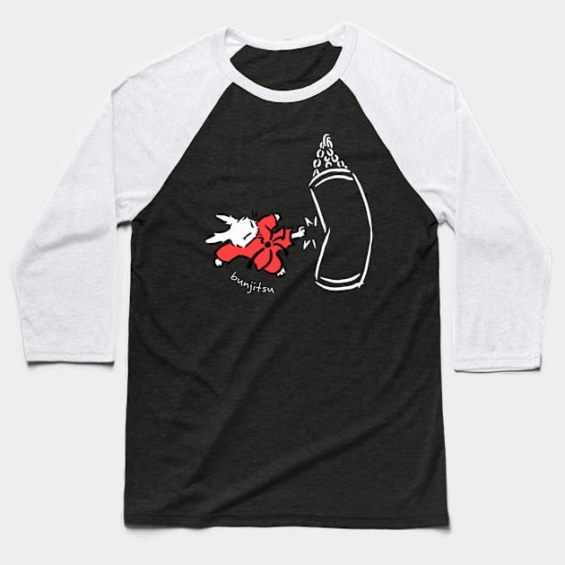 Kicking the Bag Baseball T-Shirt by John Himmelman